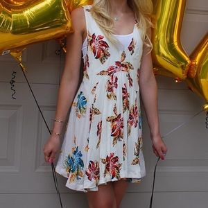 Free People Floral Mini Dress